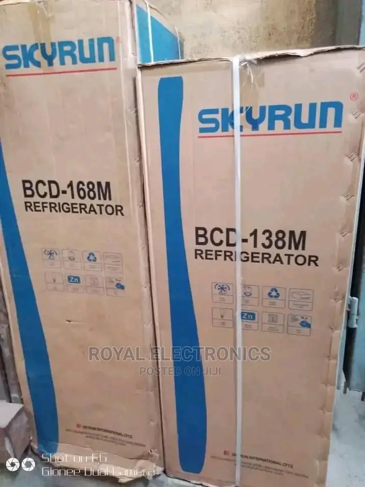 Standard New Skyrun(Bcd-138m)Double Door Refrigerator