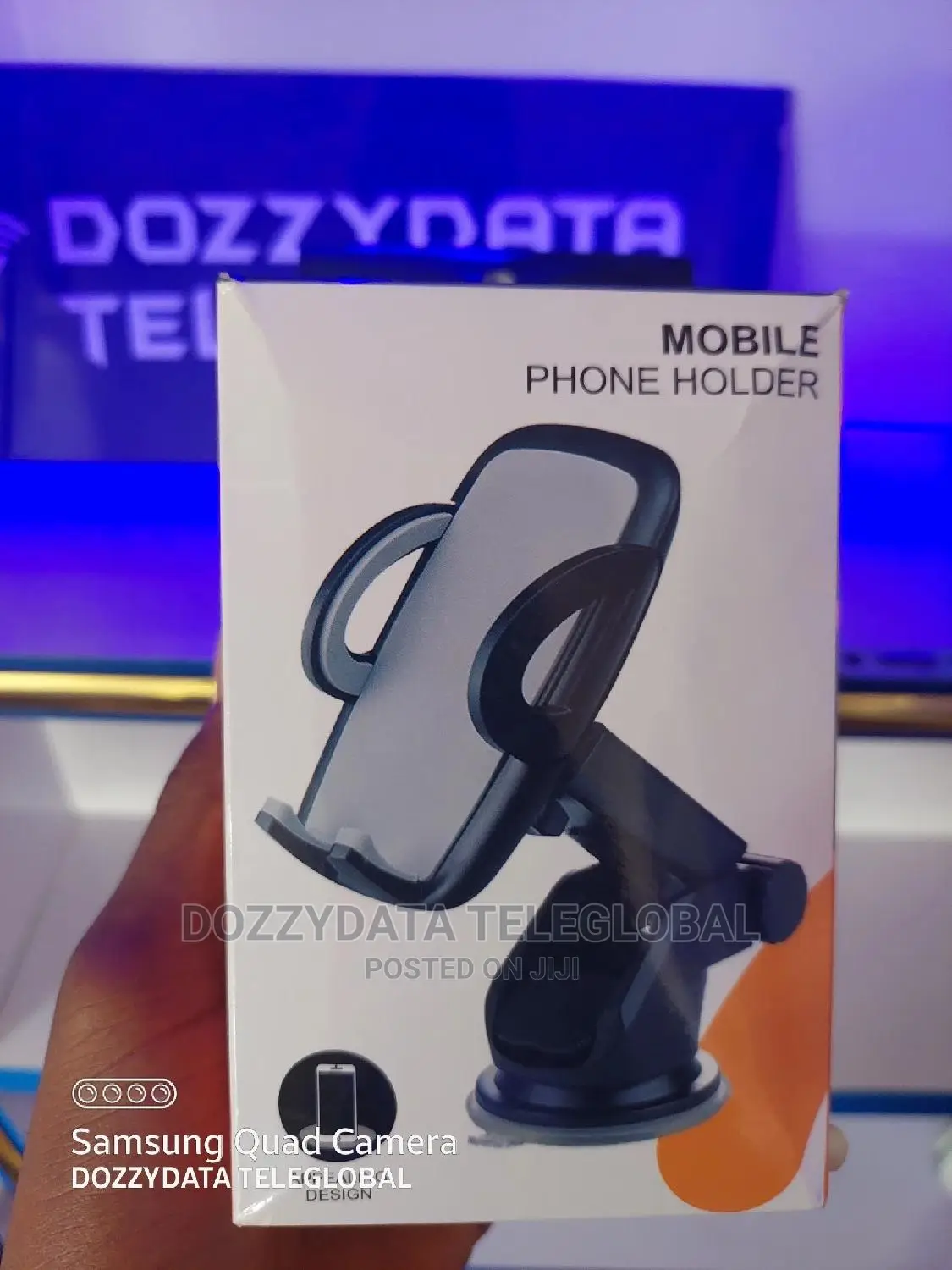 Adjustable Phone Stand With Clip Holder