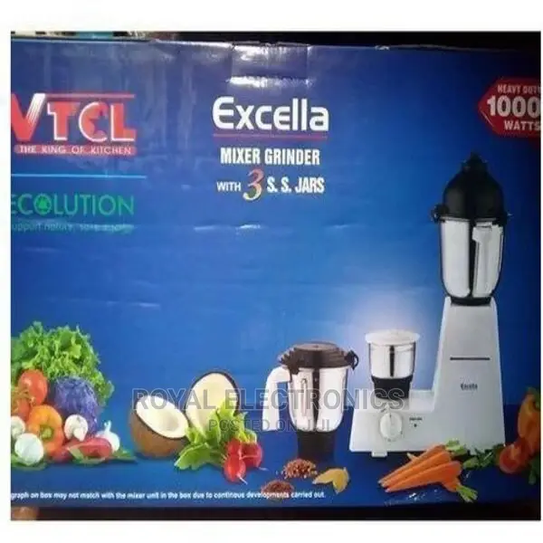 Latest Vtcl Solitaire Excella Mixer Grinder - 1000w