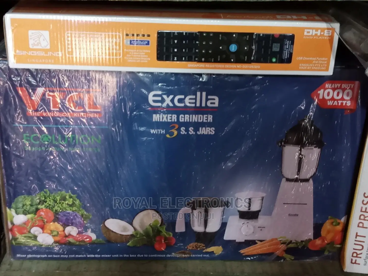 Standard New VTCL Solitaire Excella Mixer Grinder-1000w