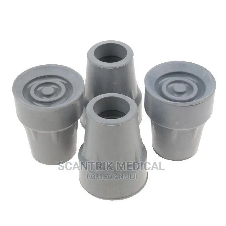 Grey Ferrules for Quad Foot Walking Sticks