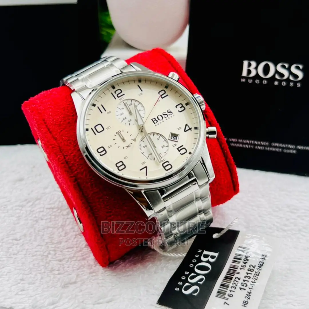 High Quality HUGO BOSS Silver Chain Available in Store