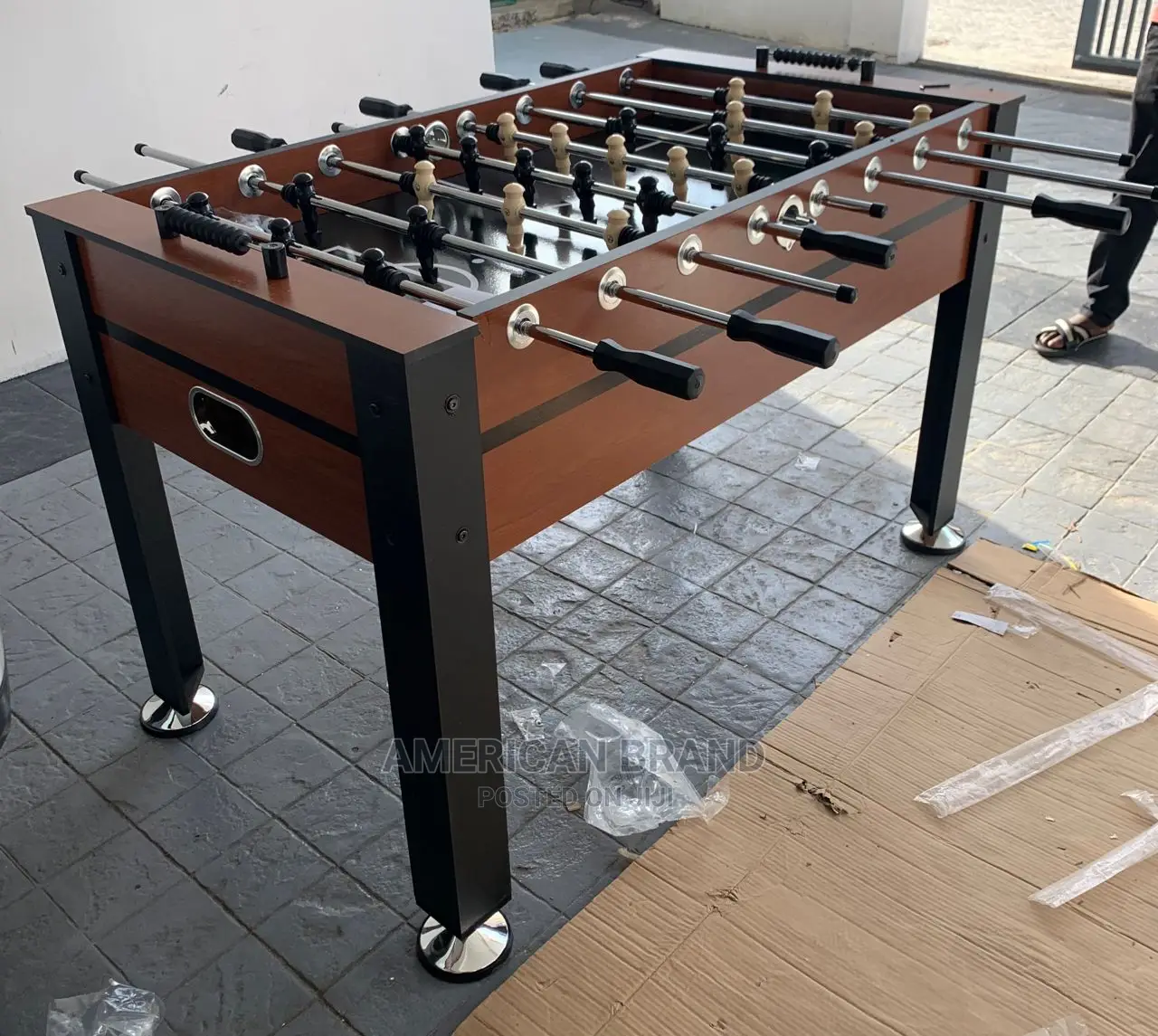 Adult Soccer Pool Table With All Accessories Inside Carton