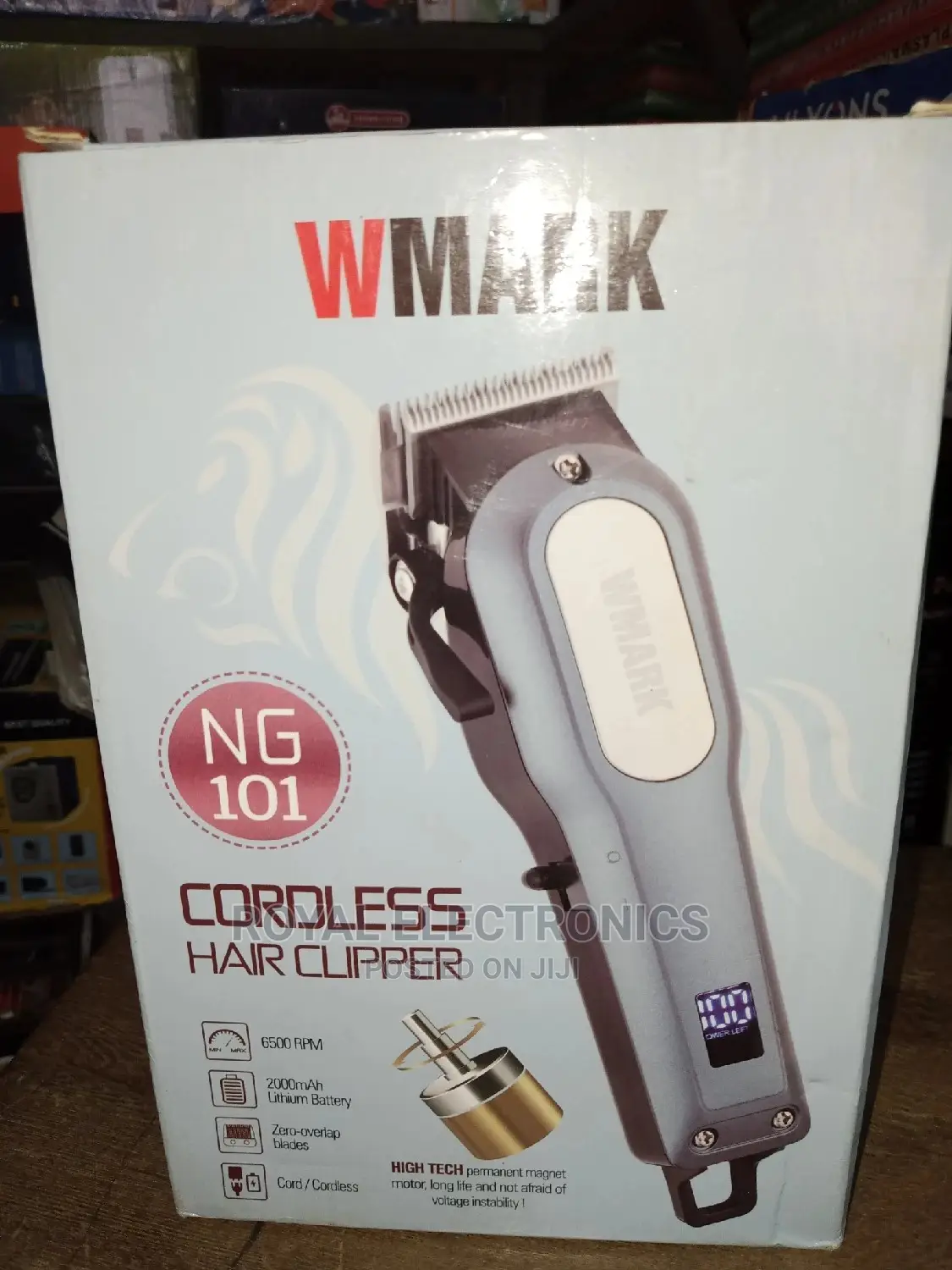 Generic Wmark-digital Rechargeable Cordless Hair Clipper