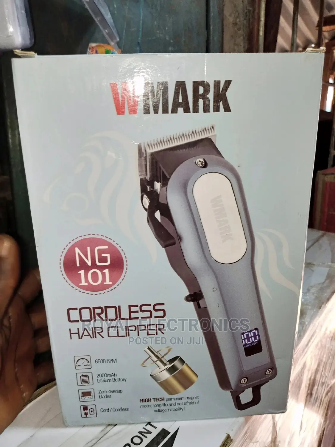 Generic Wmark-digital Rechargeable Cordless Hair Clipper