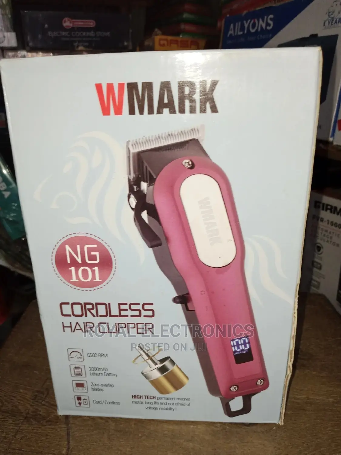 Latest Released Wmark Rechargeable Cordless Hair Clipper