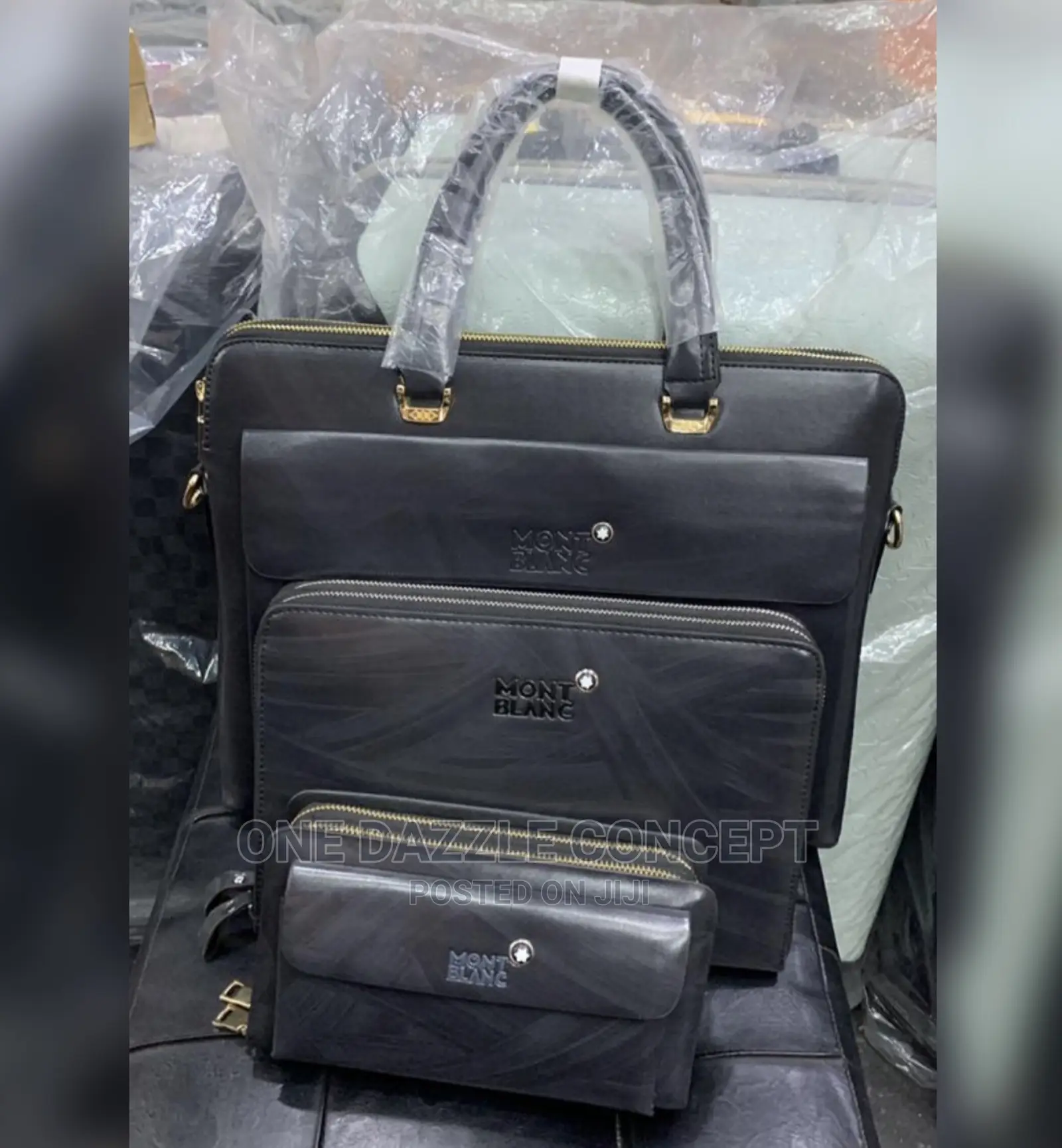 Mont Blanc Office Bag / Armpit Purse Set