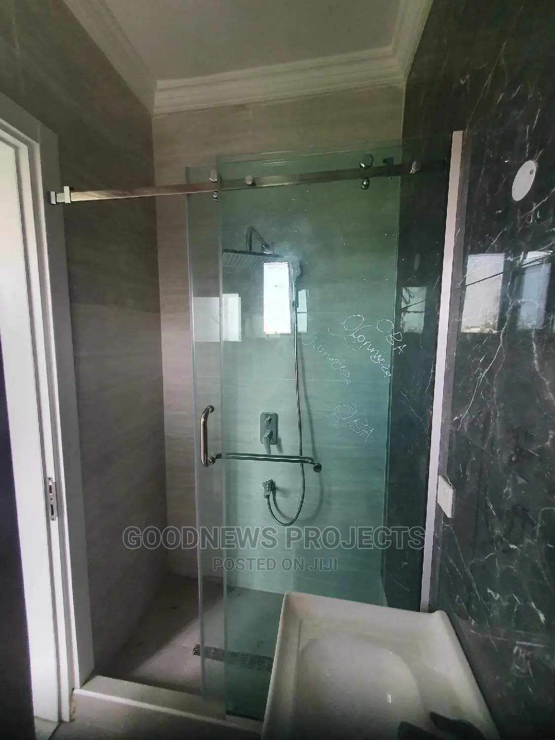 Frameless Toilet Shower Glass