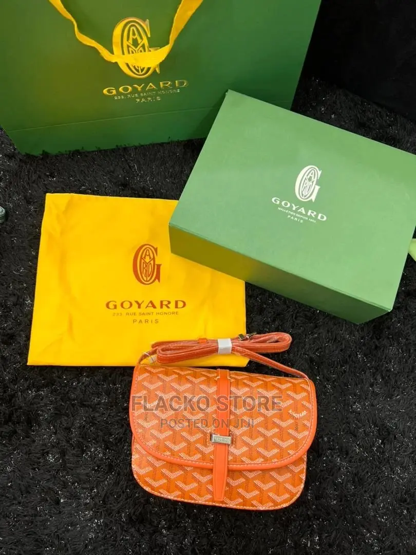 Original Goyard Goyardine Belvedere Messenger Bag Available