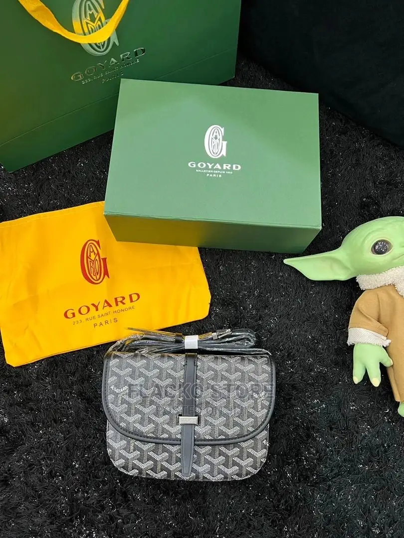 Original Goyard Goyardine Belvedere Messenger Bag Available