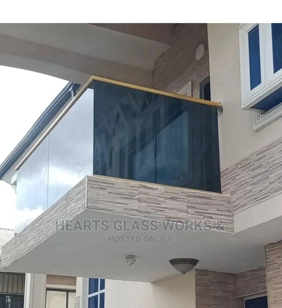Modern Glass Balcony System (10mm Toughen Glass)