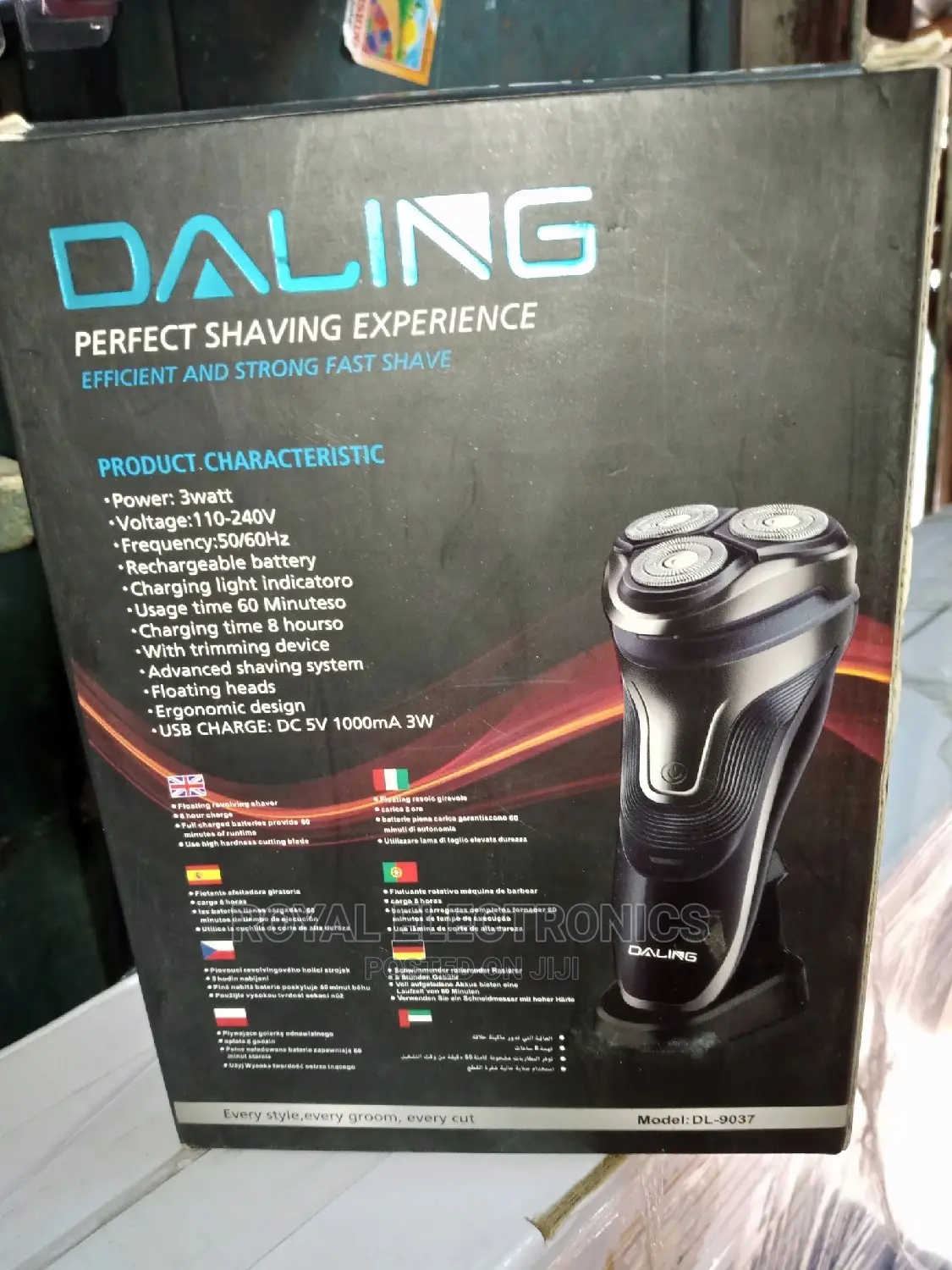 New Rechargeable Daling(Dl-9037) Perfect Shaving Clipper