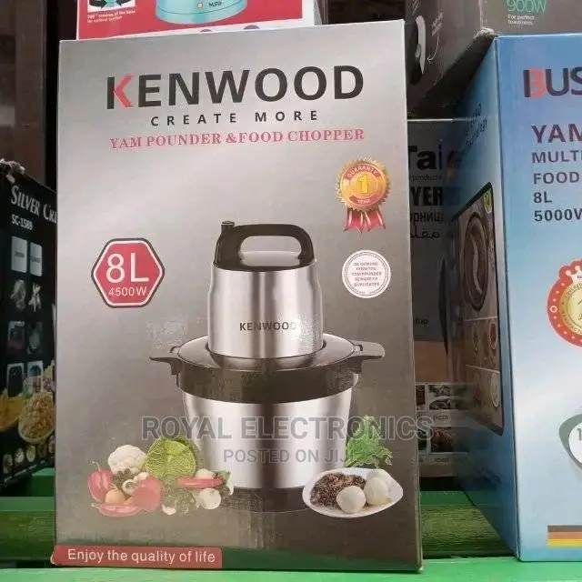 Standard New Kenwood(8l-3200w)Yam Pounder and Food Machine
