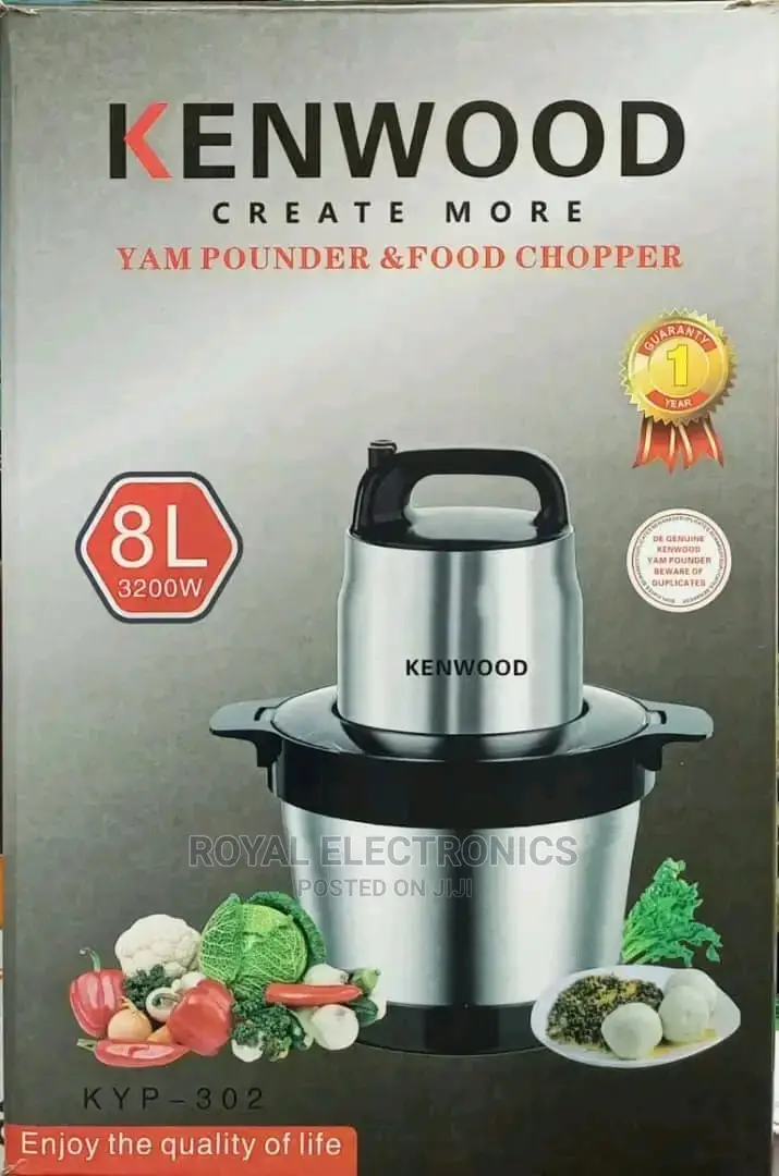 New Generic Kenwood(8l-3200w)Yam Pounder and Food Machine