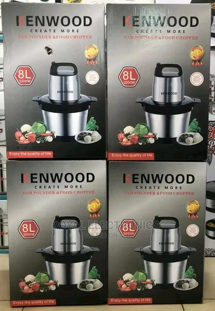 Heavy Duty Kenwood(8l-3200w)Yam Pounder and Food Machine