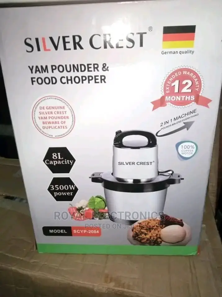 Latest Silvercrest 8L Yam Pounder/Food Processor-3500w