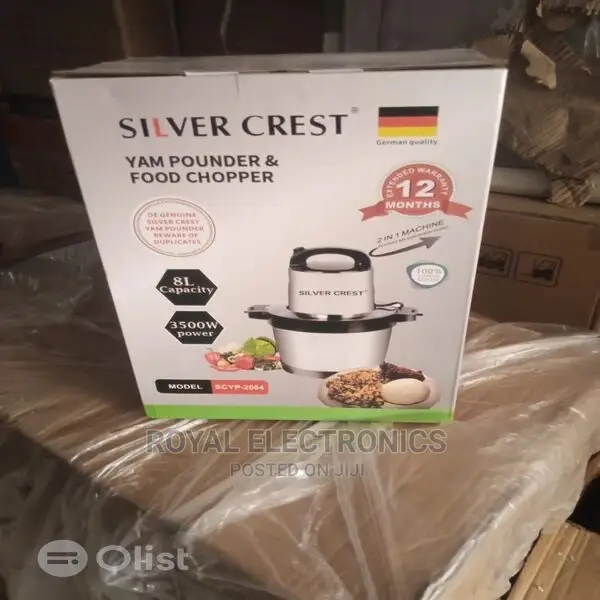 Universal Silvercrest(8l-350w)Yam Pounder/Food Processor