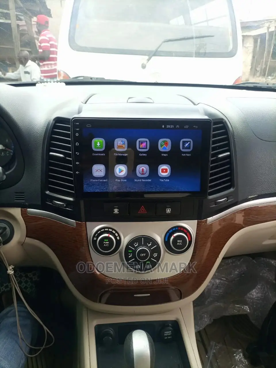 Hyundai Santa Fe Android Navigation System Camera