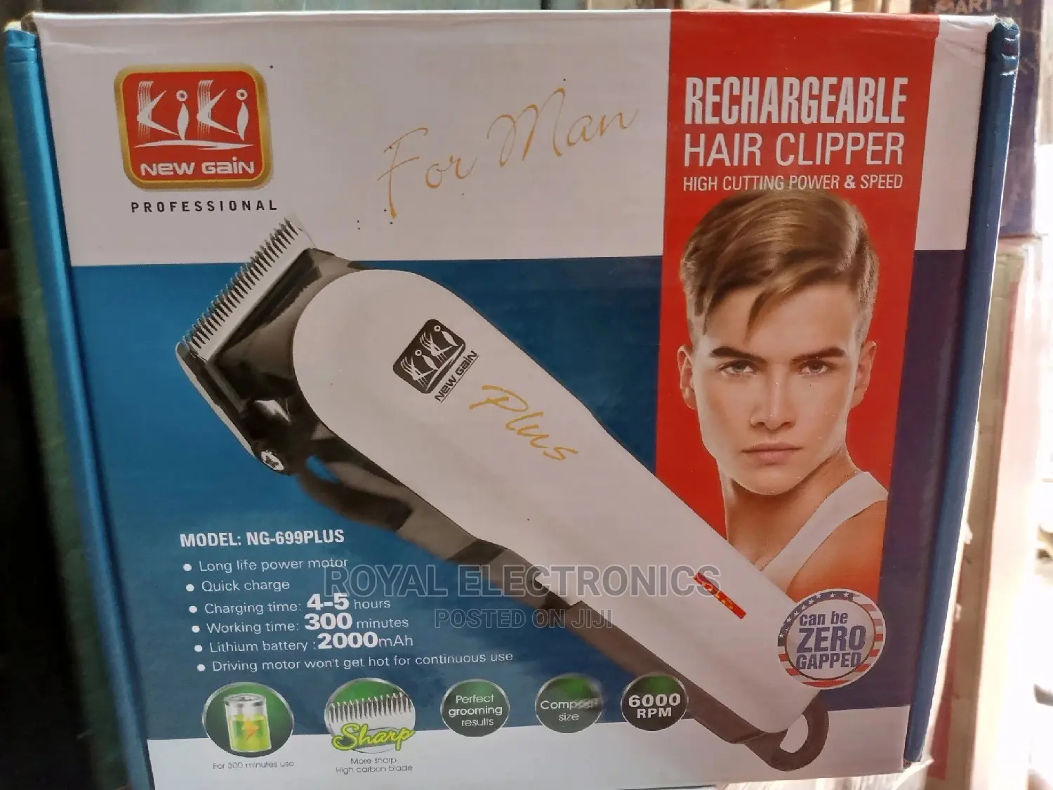 Awesome Kiki Rechargeable Hair Clipper Ng-699plus