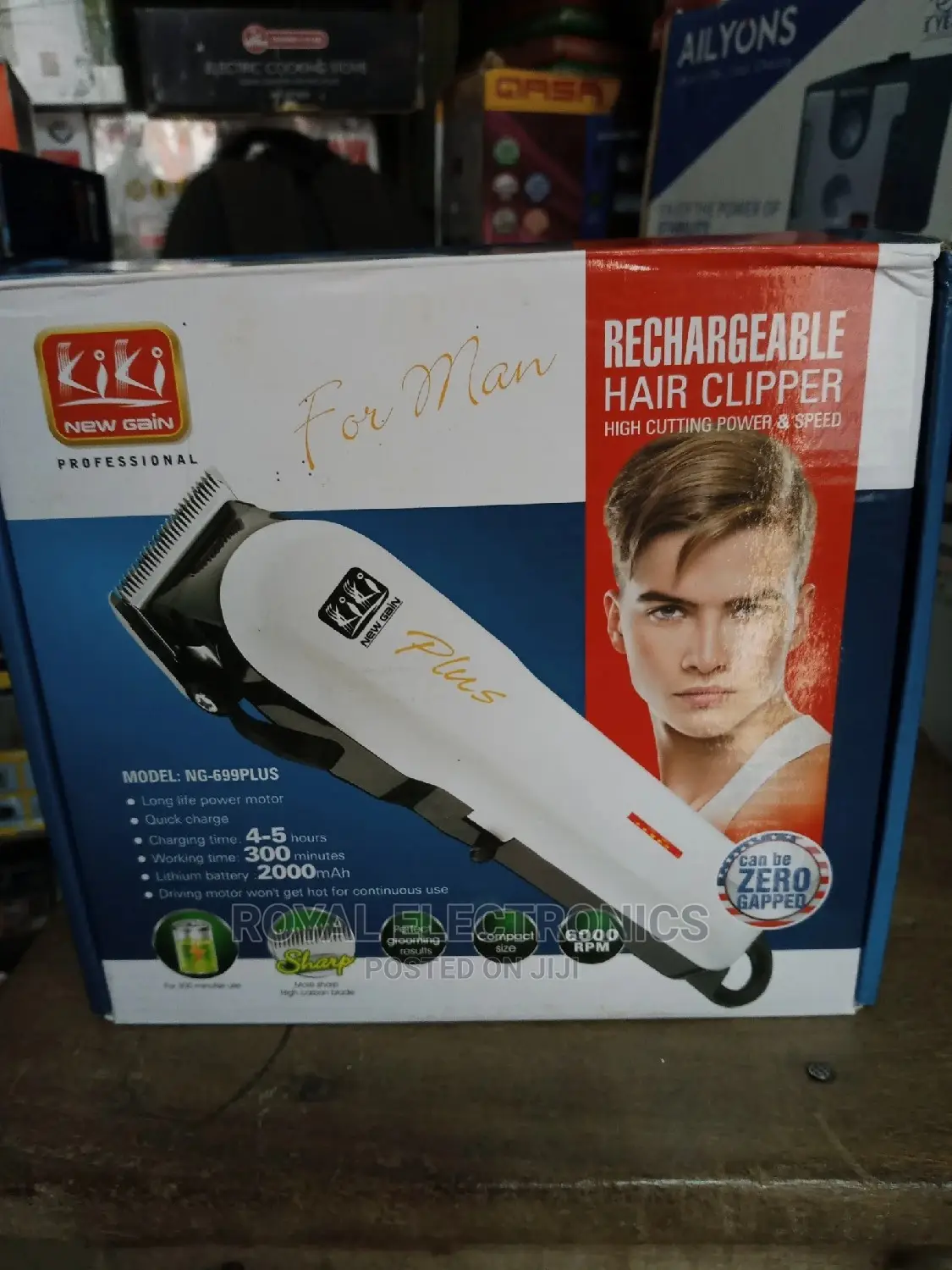 Universal Kiki Rechargeable Hair Clipper Ng-699plus