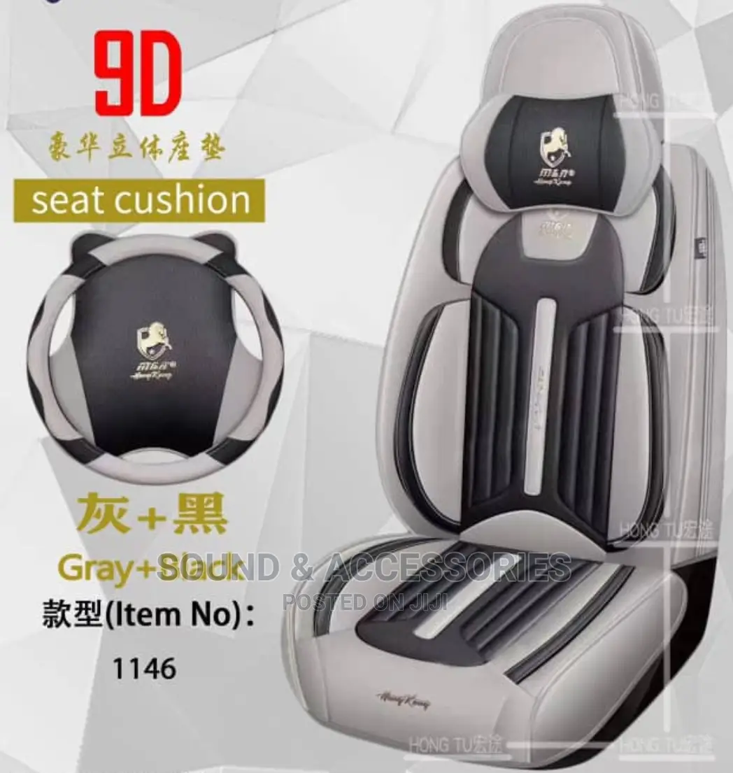 Car 10d Full Seatcover (Grey Black -1146)