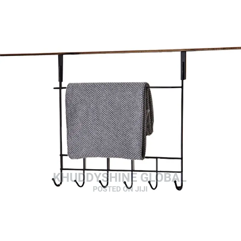 6 Hooks Over the Door Hanger(With Towel Rail) Now Selling .