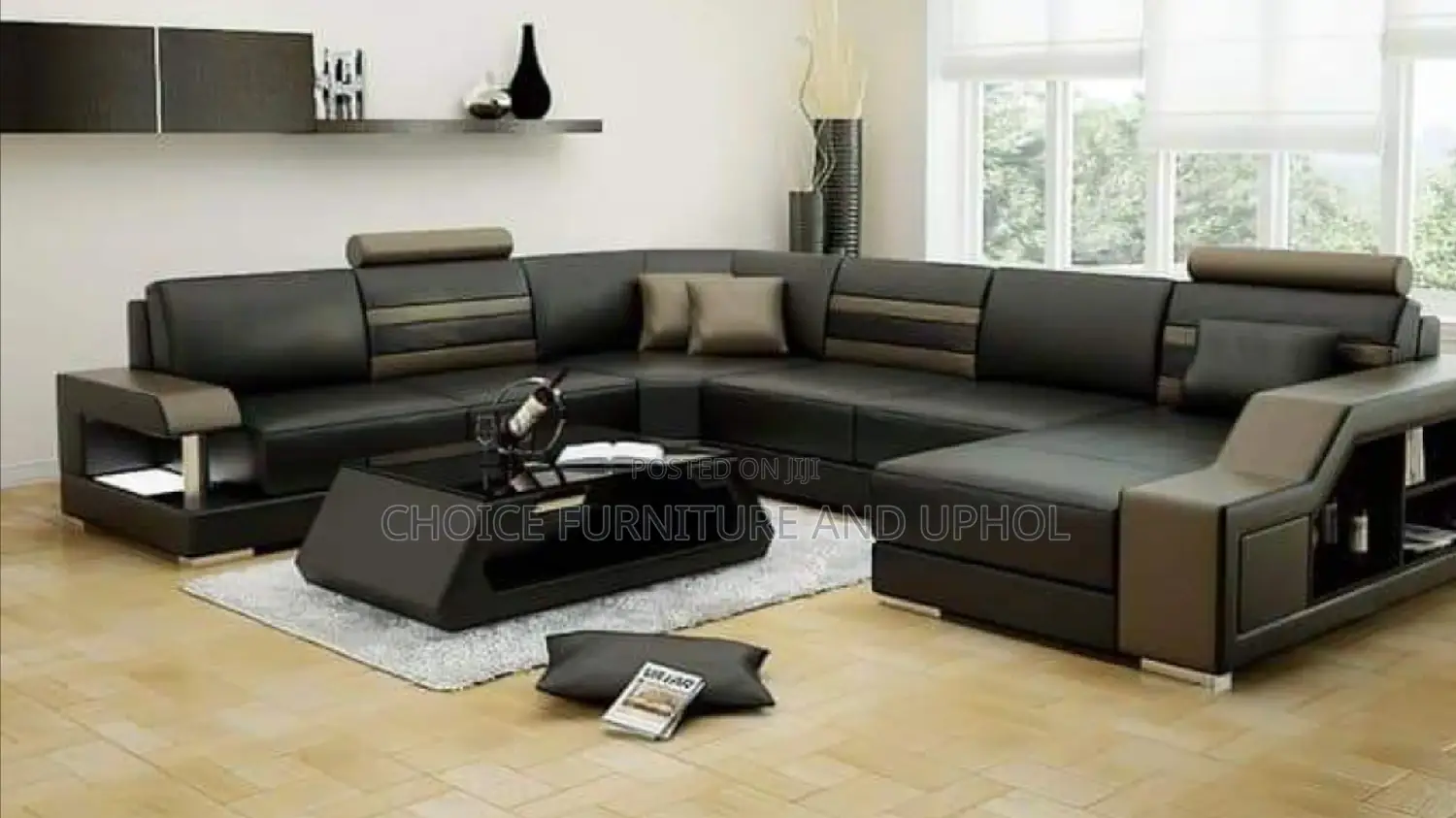 Sofa Set of Chair Corner Unit Made in Nigeria
