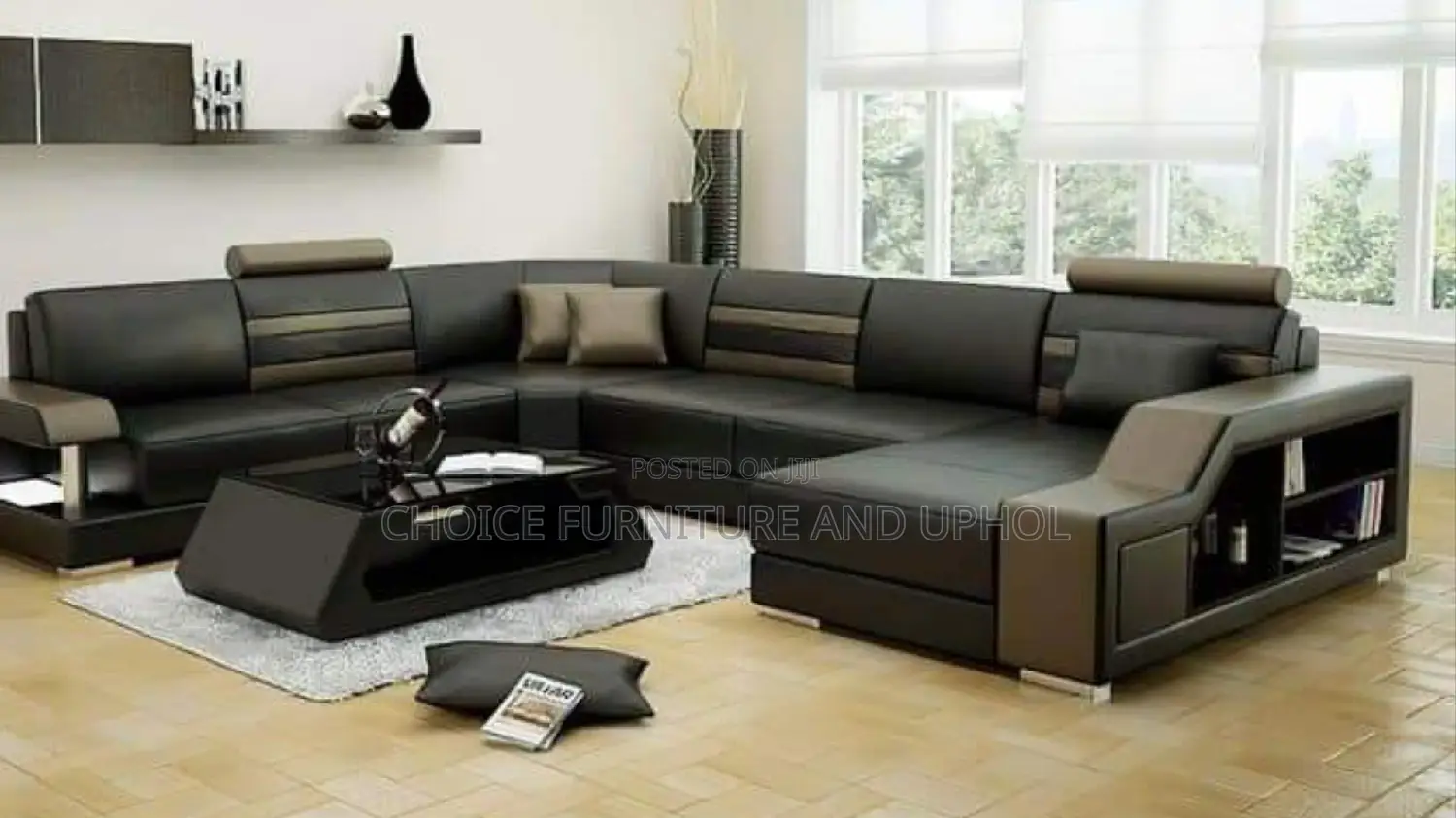 Sofa Set of Chair Corner Unit Made in Nigeria