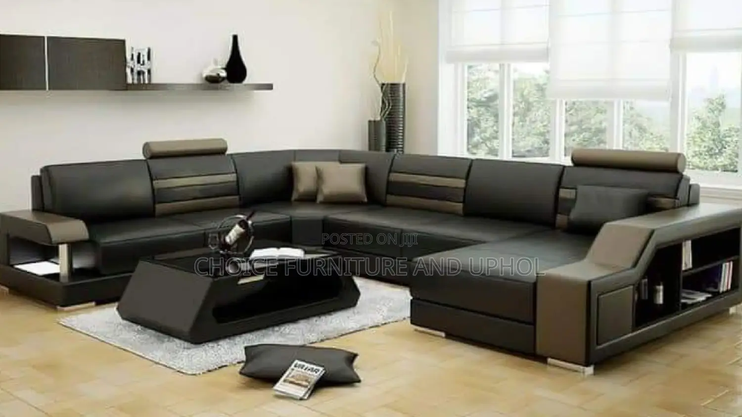 Sofa Set of Chair Corner Unit Made in Nigeria
