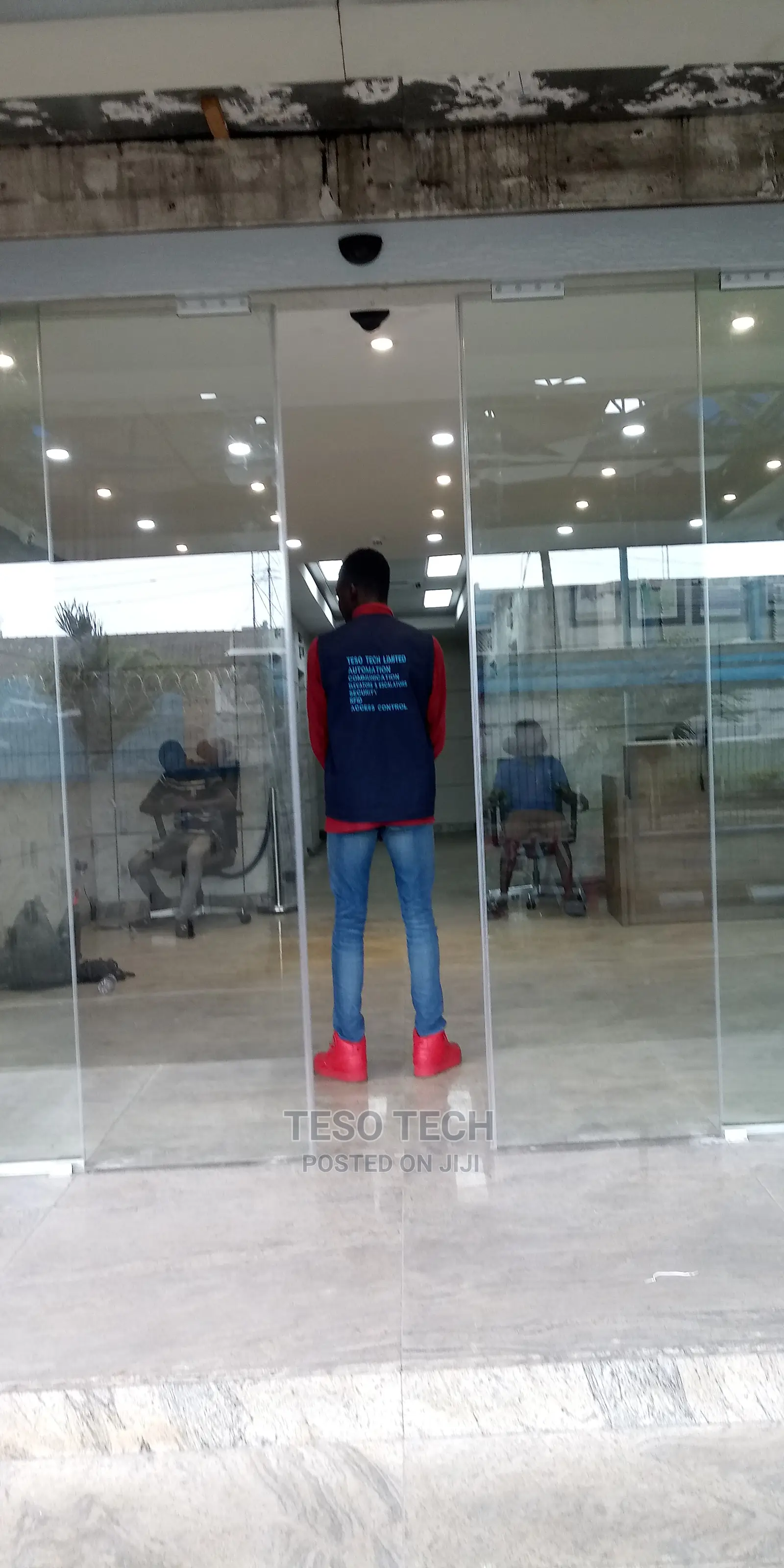 Automatic Sliding Door Installation By Teso Tech