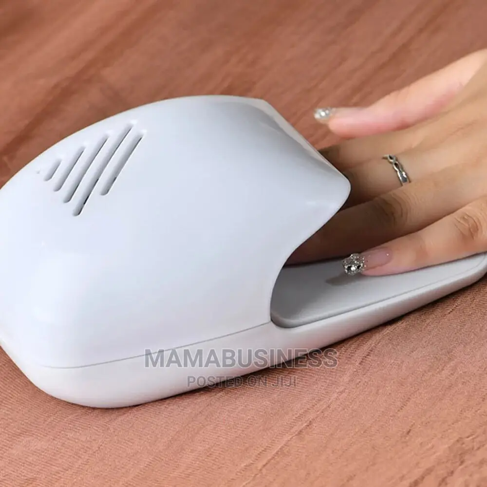 Mini Cute Portable Finger and Toe Nail Dryer - White