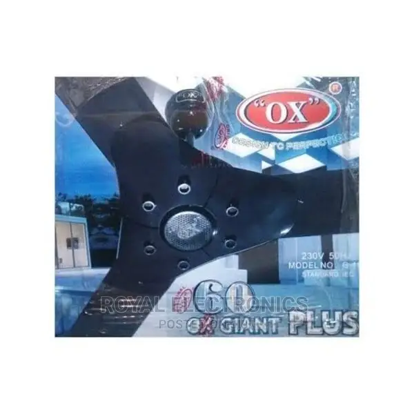 Just Released Ox 60 Inch Ceiling Fan