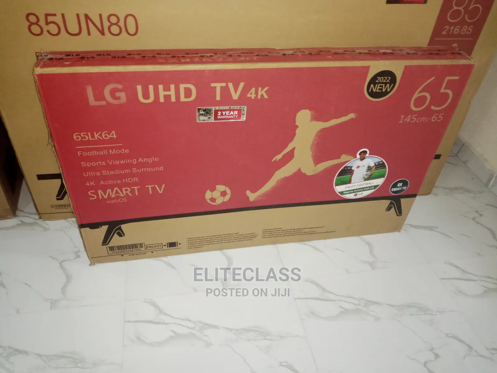 Brand New LG 65" Inches Smart TV With True Colour Accuracy