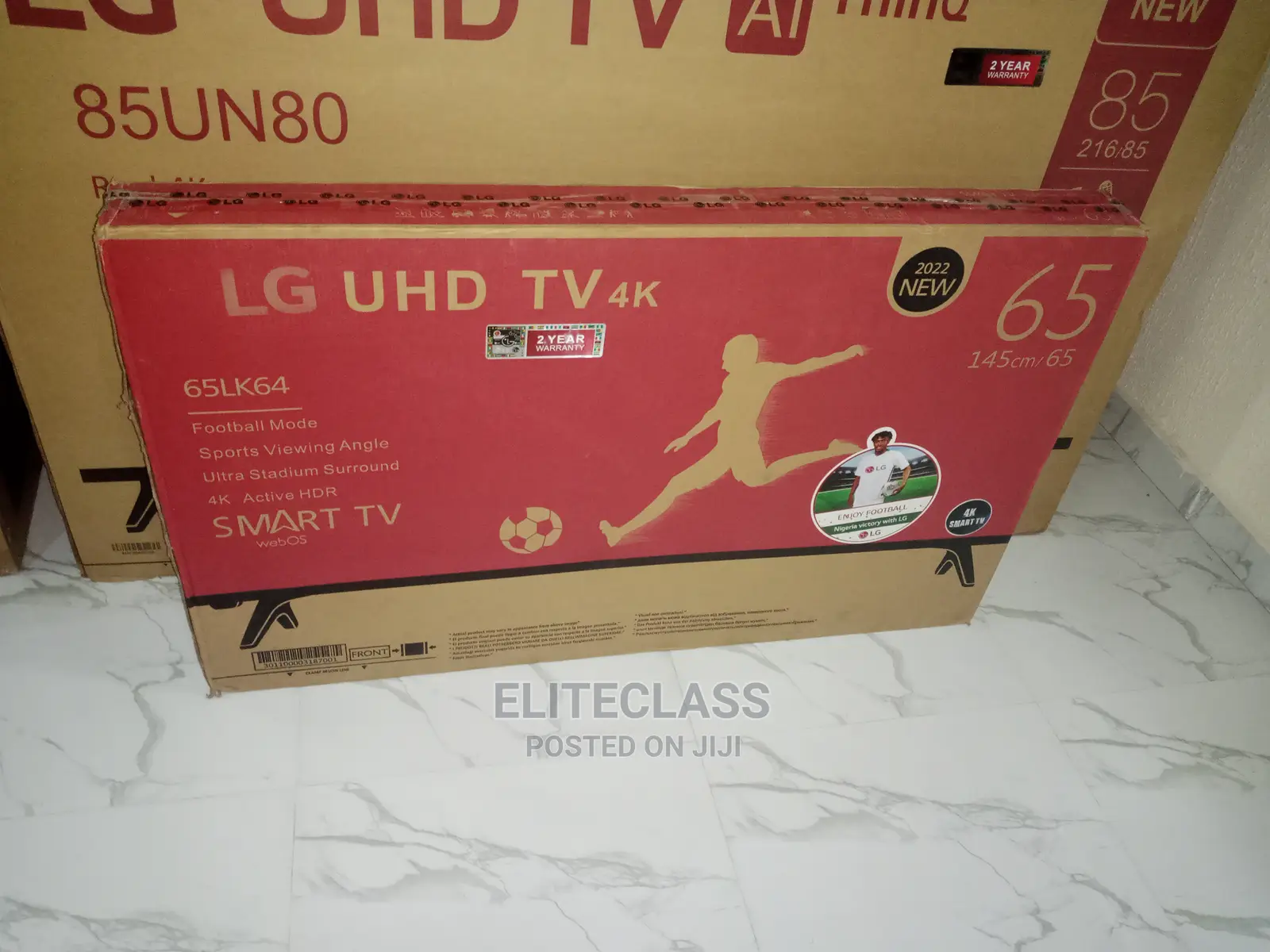 Brand New LG 65" Inches Smart TV With True Colour Accuracy