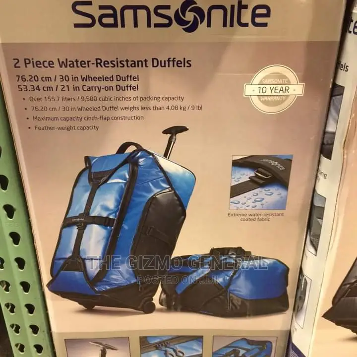 Samsonite 2-piece Water Resistant Wheeled Duffel Bag Set