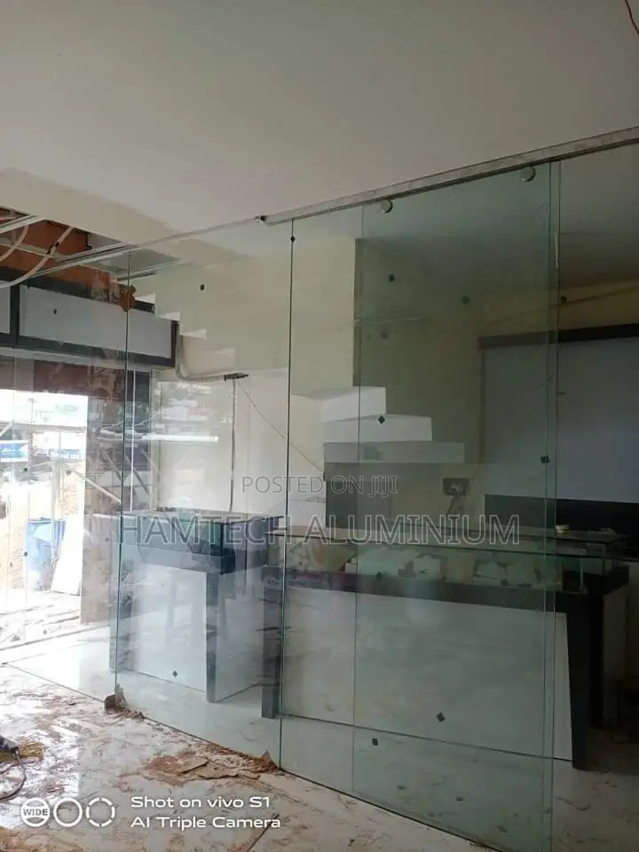 Sliding Frame Less Glass Door