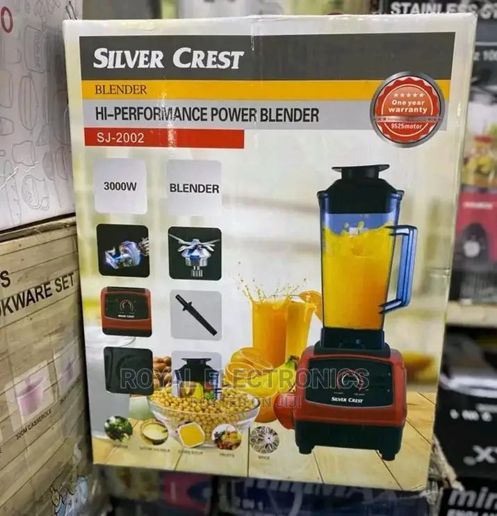 Brand New Silvercrest Food Processor Blender 6500w-Js-2002