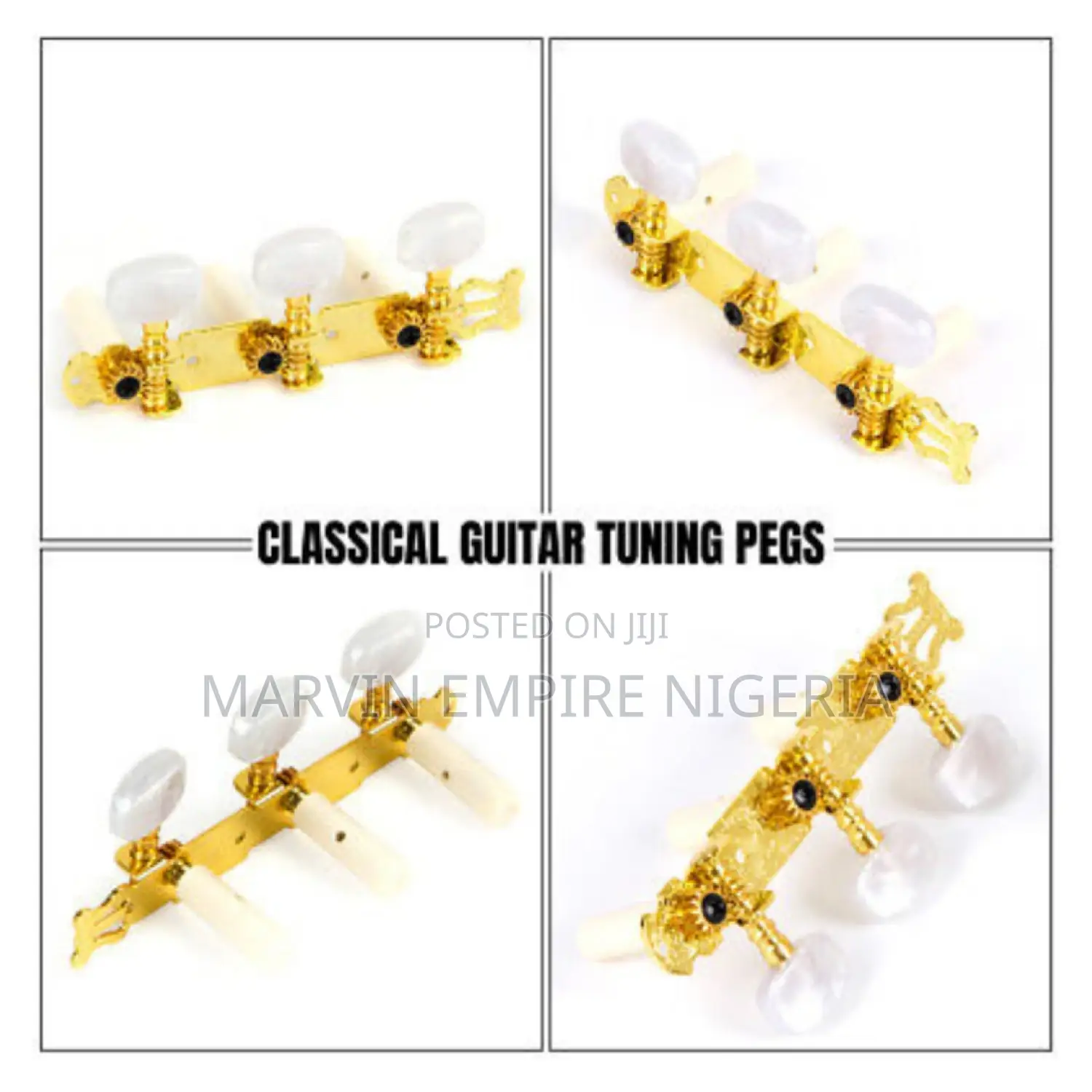 Classical Guitar Tunning Pegs A Set Of Six Pegs
