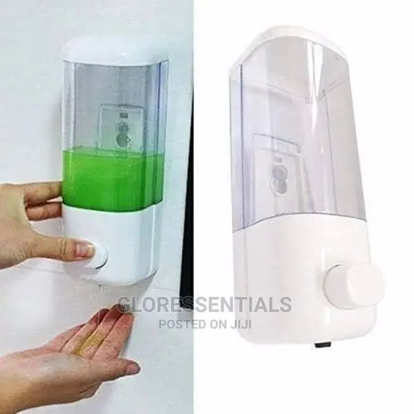 Wall-Mounted Liquid Soap and Hand Sanitizer Dispenser