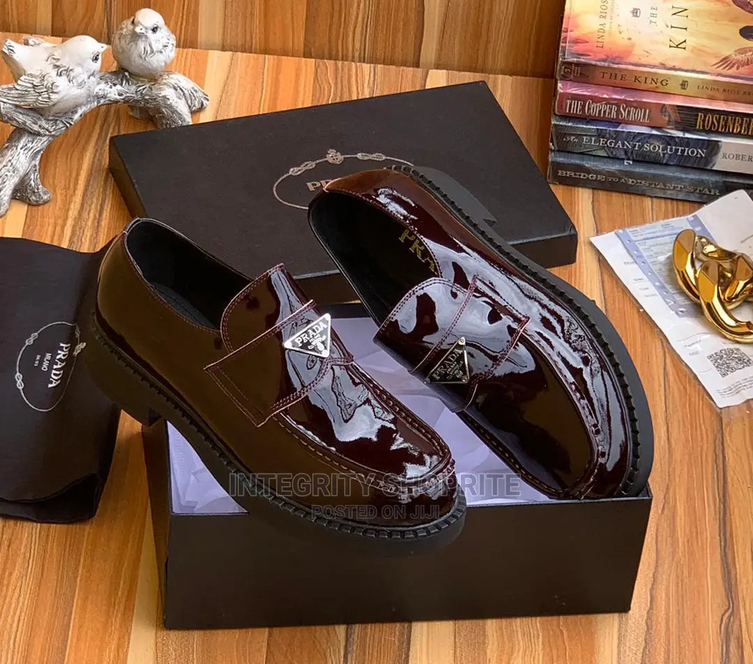Men Leather Shoes- Black