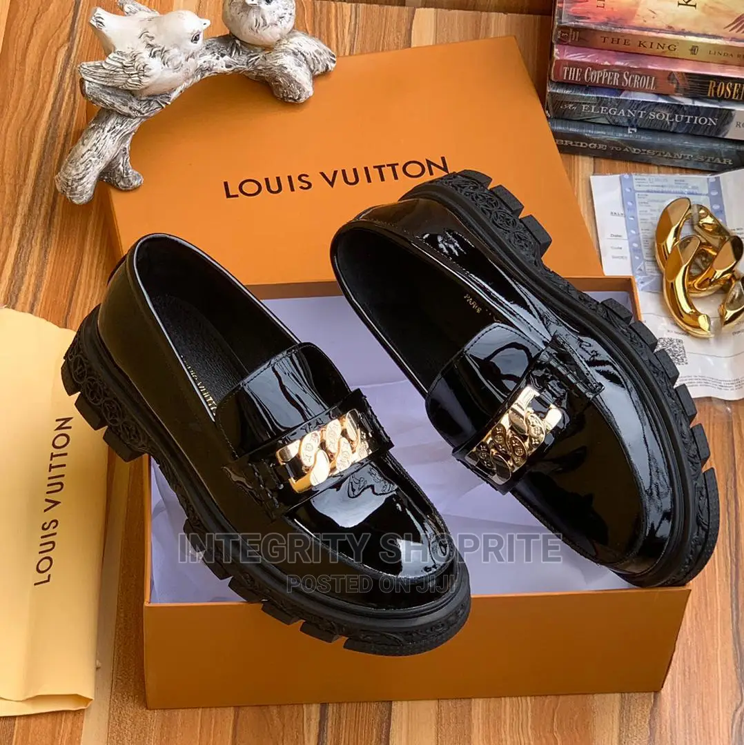 Men Leather Shoes- Black