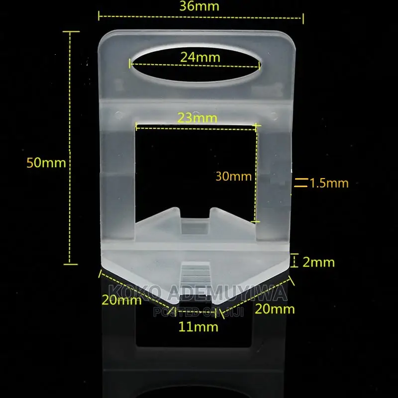 Tile and Granite Leveling System Clip