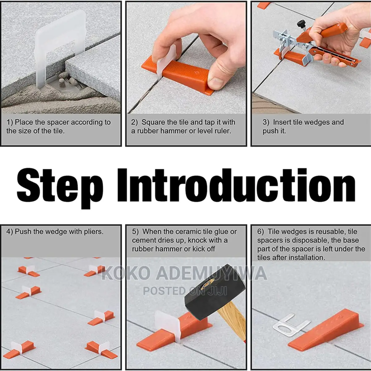 Tile and Granite Leveling System Clip