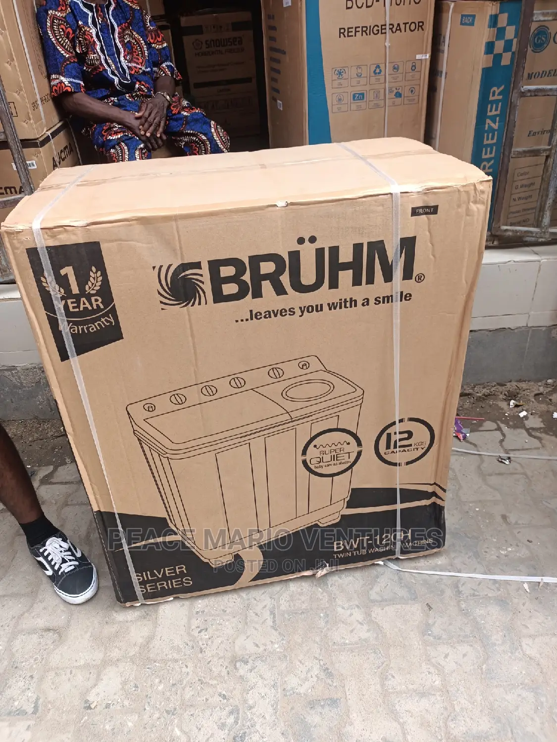 Original Bruhm Washing and Spinning Washing Machine Manual