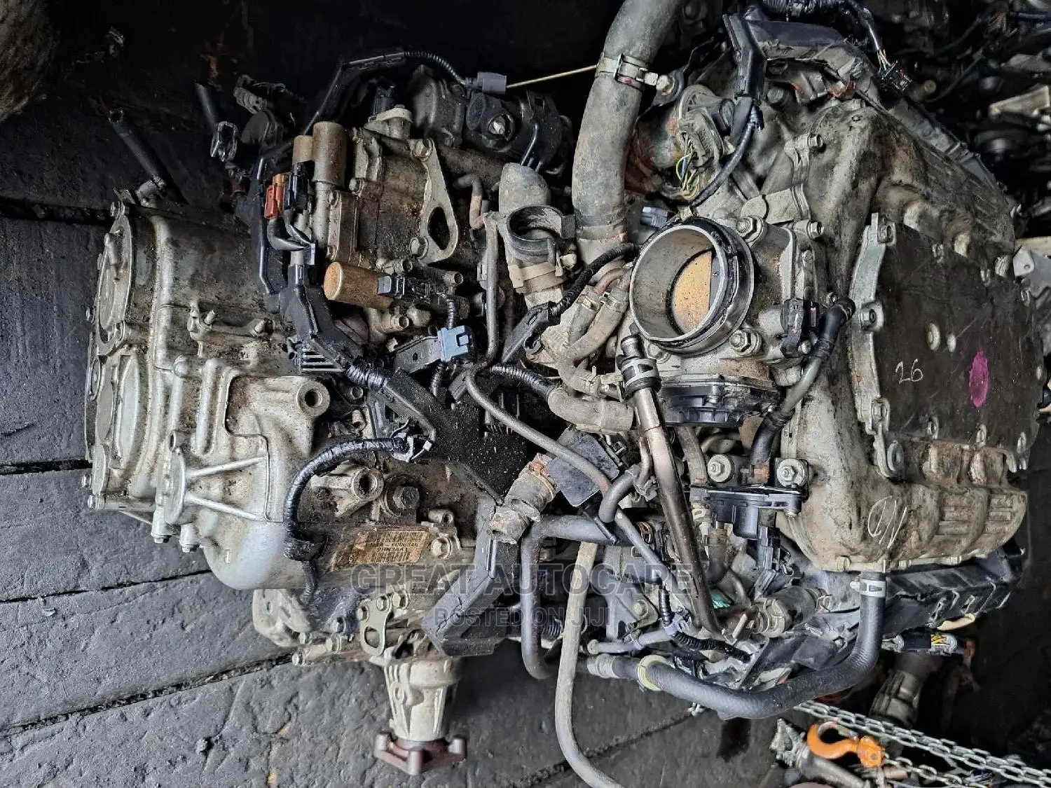 Honda Pilot 2009-2013 Models Engine and Its Gearbox (4WD)