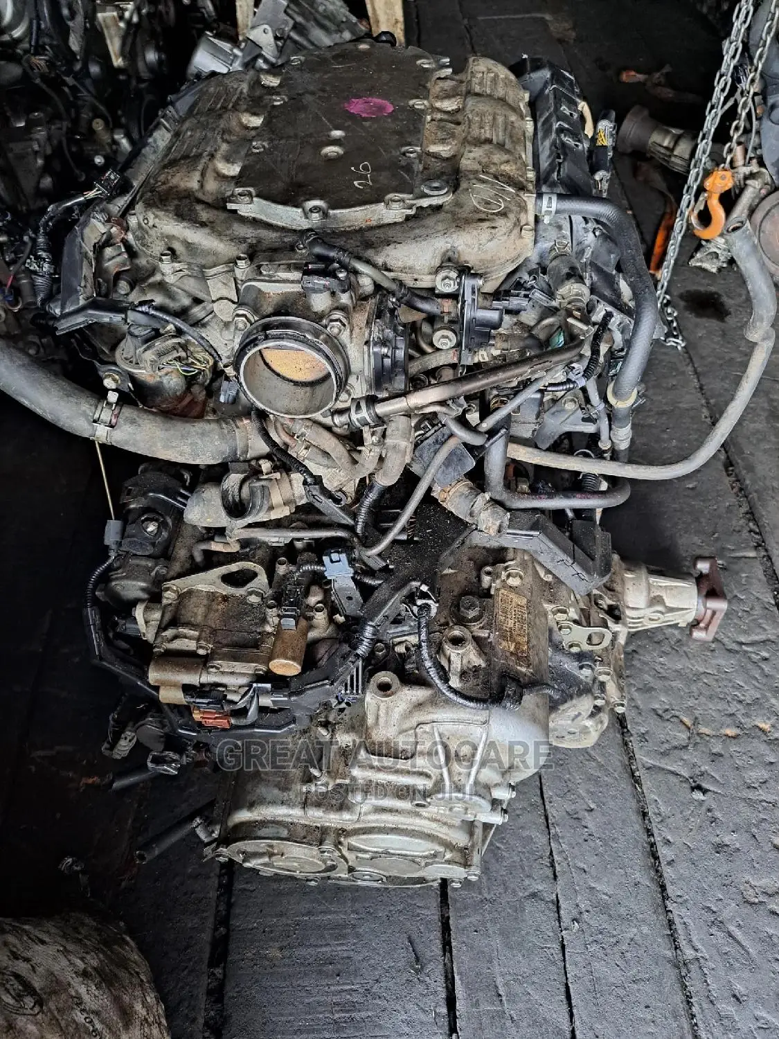 Honda Pilot 2009-2013 Models Engine and Its Gearbox (4WD)