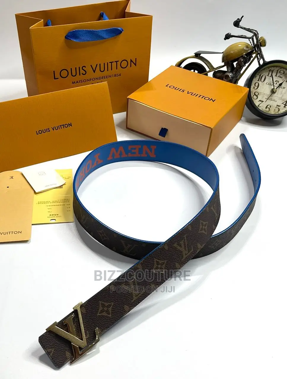 High Quality LOUIS VUITTON Leather Belts Available in Store