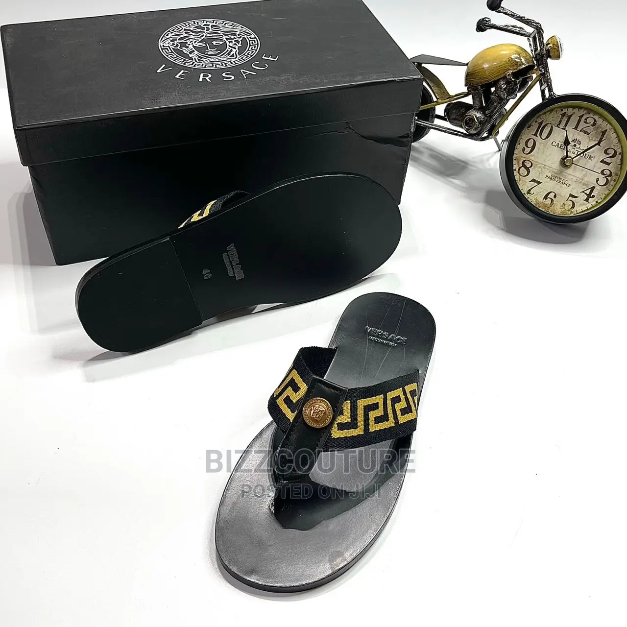 High Quality VERSACE Slippers Available in Store