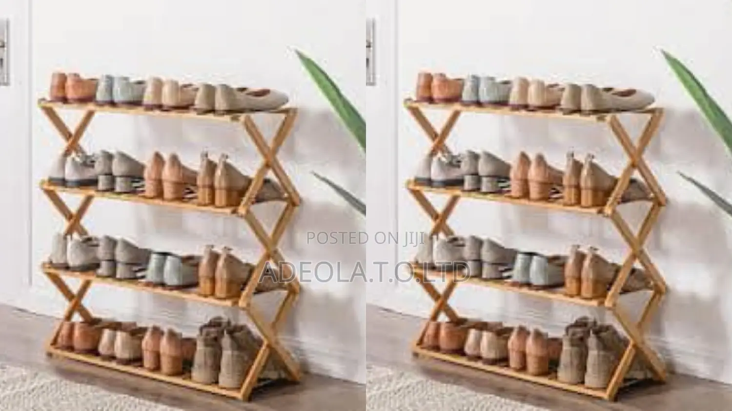 Wooden Shoe Rack