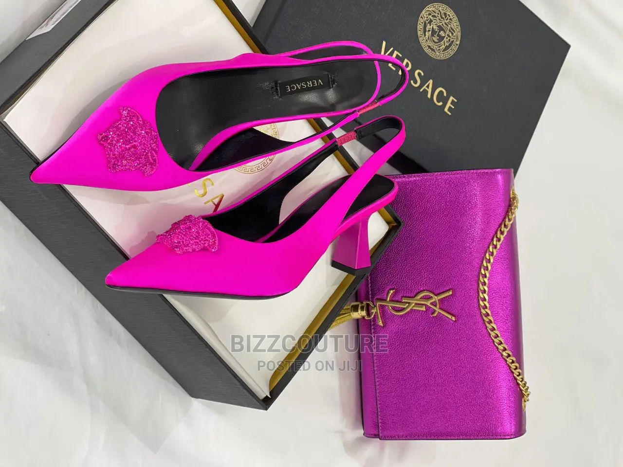 High Quality VERSACE Heels Available in Store